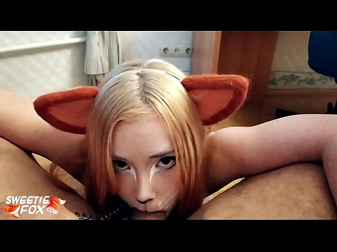 ❤️ Kitsune s'empassa la polla i es corre a la boca ❤❌ Porno dur a nosaltres ❌❤